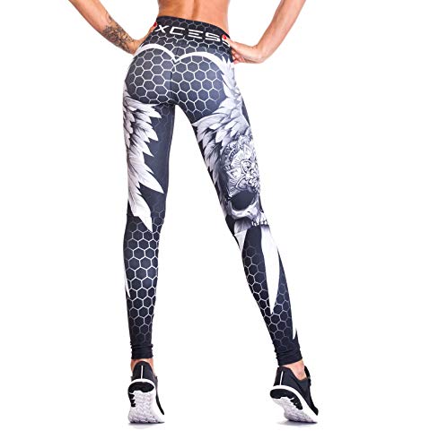 Excess Leggins Mujer Fitness Yoga Mallas Deportivo Pilates Running Gimnasio