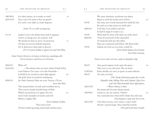 Image of William Shakespeare's The Phantom of Menace: Star Wars Part the First (Shakespeare Star Wars, 1)