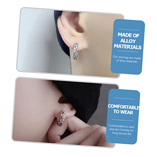 LIFKOME 3 Pares Brincos De Dragão Brincos De Jóias Brincos Furados Brincos Minúsculos Brincos De Pra