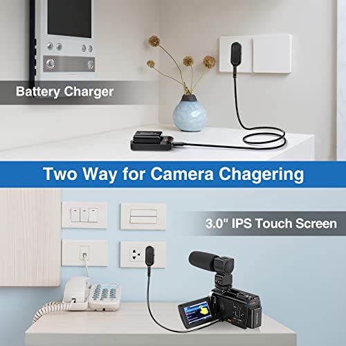 4K Video Camera Camcorder 48Mp Vlogging Camera For Youtube Wifi Digital Camera 16X Digital Zoom Ir Night Shot Camcorder With Microphone, Stabilizer, Lens Hood, Batteries #TOP4