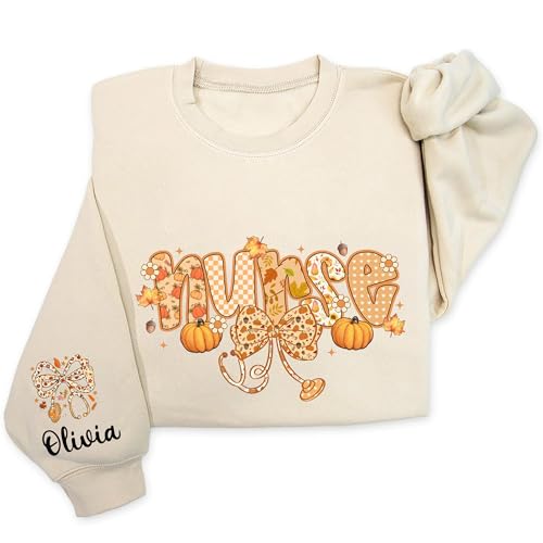 Custom Nurse Sweatshirt, Personalized Medical Crewneck with Name and Title, Gift for Nurses, Nursing School