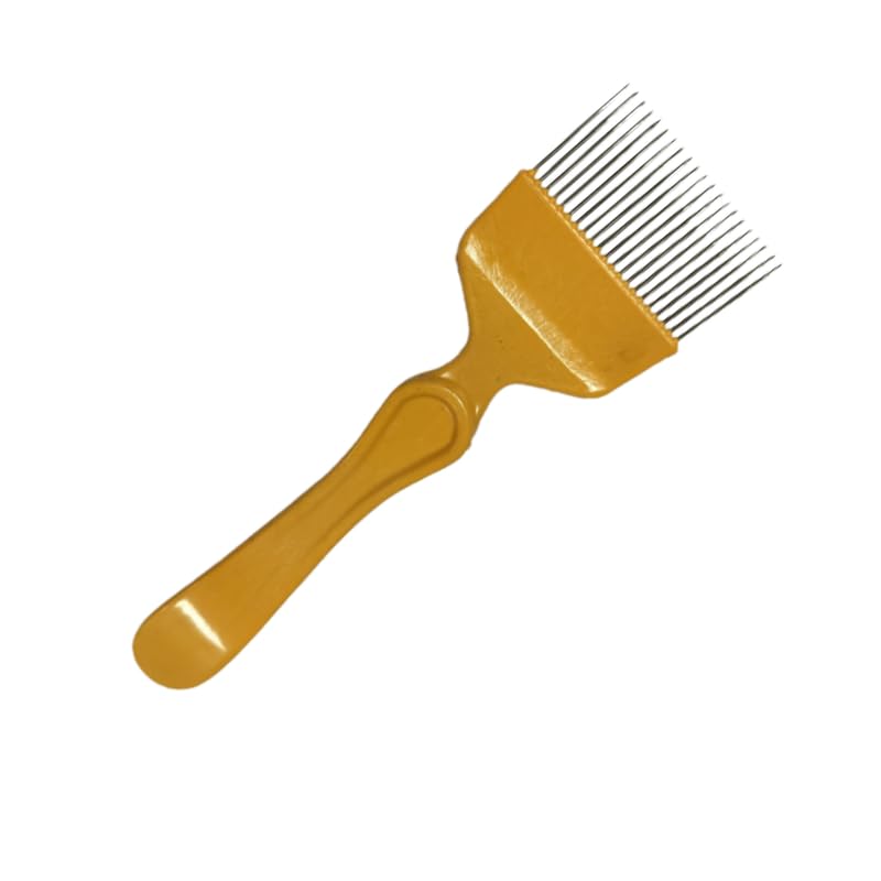Image of ANP BEE Stainless Steel Uncapping Fork Beekeeping Tool, Honey Comb Cutter Scraper for Hive Frame Wax Removal - Durable Beekeeper Equipment for Efficient Honey Extraction