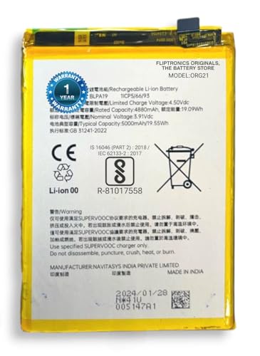 Image of THE BATTERY STORE Original BLPA19 Battery for Oppo A58 A38 Battery with 1 Year Warranty****(NN165)