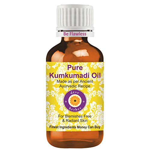 Huile de Kumkumadi Deve Herbes : Votre Rituel Massage Visage et Éclat du Soir 100ml