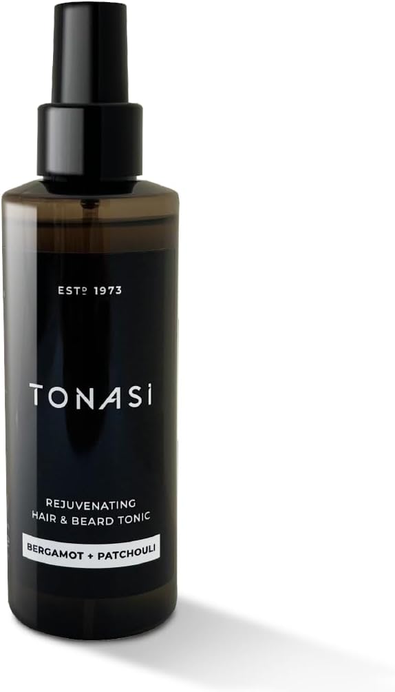 Hair and Beard Tonic 150 ml Spray, Anti-Dandruff Solution For Dry/Itchy Flaky Conditions Cleanses and Conditions with Active Ingredients Rejuvenating and Naturally Fragranced.