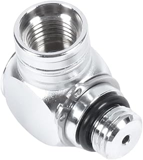 Hanabitx Adaptadores giratorios Conector Regulador para Buceo Bajo Presión