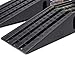 Eastwood Car Ramps One Piece Set | with a 3 Ton Load Rating | Portable Lifts for Home Garage | Auto Ramps Car Essentials | Vehicle Accessories Ramps Safety Tool | Black