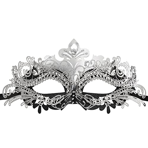 Image of Coddsmz Couple Masquerade Mask Set - Venetian & Mardi Gras Mask for Women & Men