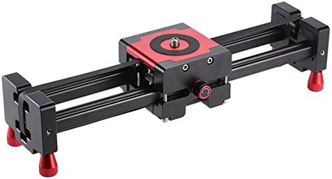 GOWE Retractable Track Dolly Slider 35cm Rail Shooting Video Stabilizer with 1/4" and 3/8" Screw for DSLR Camera Max Load 8Kg