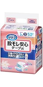 Amazon.co.jp: リリーフ テープタイプ 股モレ安心テープ L 13枚【ADL