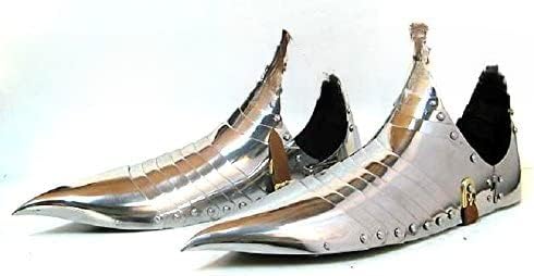 Medieval Steel Sabaton Armor Shoes - Halloween Costume