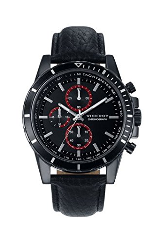  Viceroy Reloj Multiesfera para Hombre de Cuarzo con Correa en Cuero 40505-57 