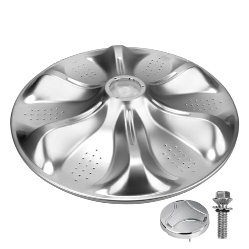 AGZ72909711 Washer Pulsator Assembly with 5006EA3009B Washer Pulsator Cap and Screw Replacement for LG Kenmore Washer AGZ72909713, AP6800730, AGZ72909702, WT1101CW, WT1501CW, WT5270CW Agitator Plate