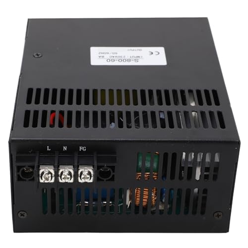 Fuente de alimentación conmutada ajustable, fuente de alimentación CC, salida paralela, disipación de calor eficiente 800 W para motores industriales (Generickho3wq07ix-15)