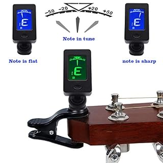 Capodastre noir avec accordeur de guitare à clipser pour ukulélé électrique acoustique et plus encore. - Les Beatles, Paul McCartney, John Lennon, RIngo Starr, George Harrison Capodastre noir avec accordeur de guitare à clipser pour ukulélé électrique acoustique et plus encore. – Image 4