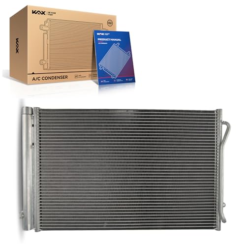KAX Air Conditioner Condenser for BMW 328i 2007-2013, 328i xDrive 2009-2013, 325i 2006-2006, X1 2013-2015, 328xi 2007-2008, 330i 2006,128i,135is,325ci,330ci,M3,Z4 AC Condensers BM3030124,3443