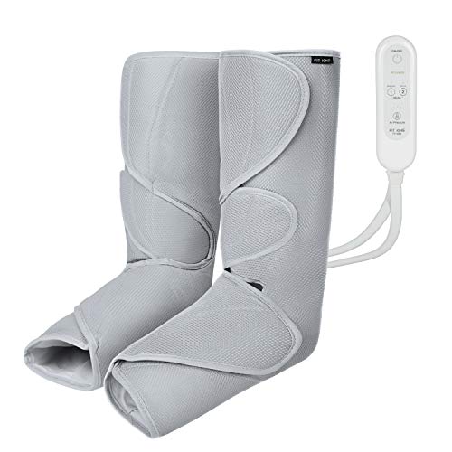 FIT KING Masajeador de Pies y Piernas con 2 Modos y 3 Intensidades de Compresión de Aire Útil para la Circulación Corporal y la Relajación (con 2 Extensiones)
