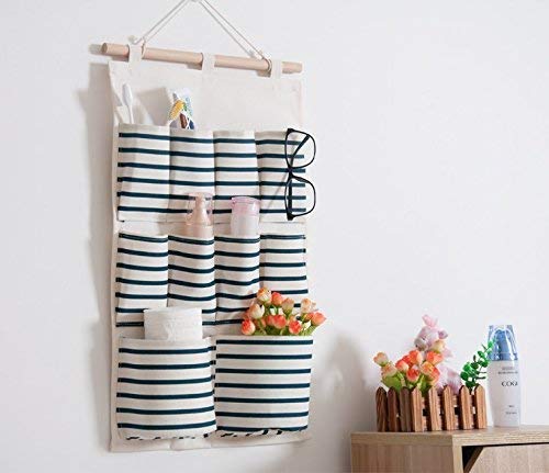 Ebeta Hanging Organizer Porta Muro Organizzatore Tasca Porta Sacca Portaoggetti Appesa Per Il Bagno Di Guardaroba D'ingresso 5 Grande Tasca Con 2