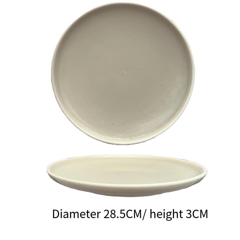 Assiettes Service de Table Bol à nouilles japonais en céramique, assiette à Dessert, bol à riz, assiette à légumes, verre à vin Assiette(5PCS)