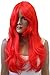 Produktbild CAISHA by PRETTYSHOP Perücke Fasching Karneval Cosplay Partyperücke Langhaar Rot PP6