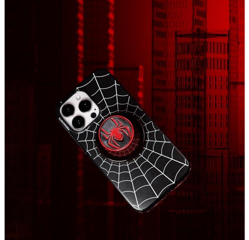 Coque MagSafe iPhone 15 Plus Spiderman pour selfies et vidéos - 4