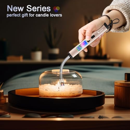 Encendedor eléctrico SUPRUS recargable USB con cuello flexible 360°