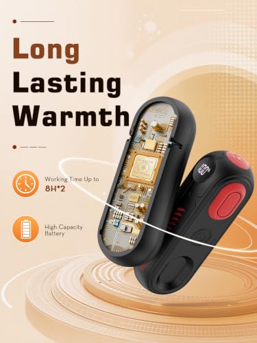 2 Pack Rechargeable Hand Warmers, 6H*2 Long Safe Heat - image 3