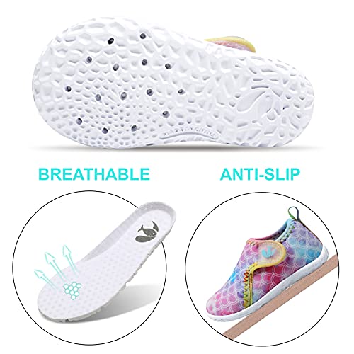 Image of FEETCITY Baby Boys Girls Water Sport Shoes Barefoot Kids Aqua Socks Quick-Dry Beach Swim Pool Shoes