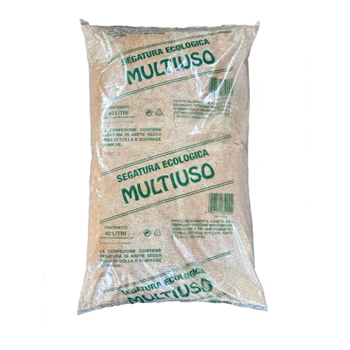 Serrín multiusos de abeto 100% ecológico sin pinturas, pegamentos ni productos químicos. 40 l
