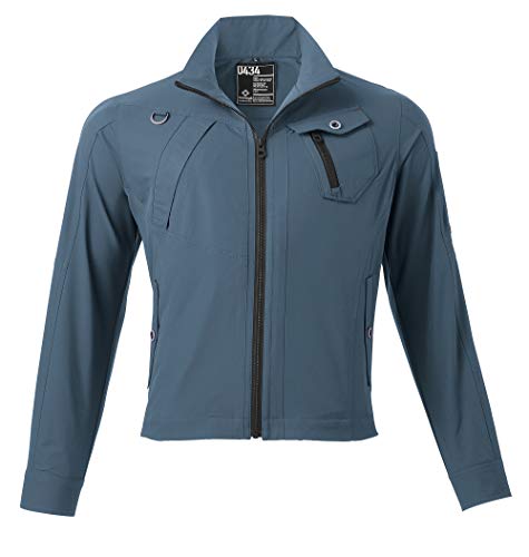 アタックベース(Atackbase) The tough ダブルストレッチジャケット 春夏用 ネイビー 0434 02 M