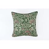 川島織物セルコン クッションカバー ジュ－ンベリ－ グリーン 45×45cm LL1019 日本製 洗える ボタニカル ナチュラル