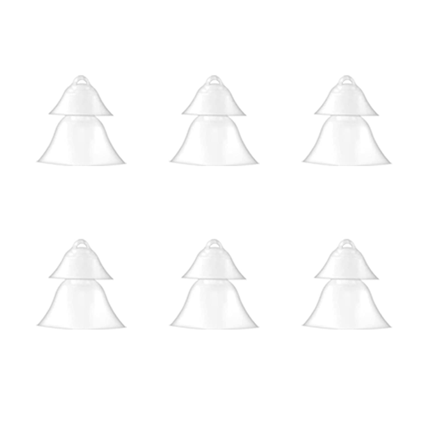 Banglijian BTE Hearing Amplifier Accessories, 6 Ear Domes Double Layer Design for 2B Size (Medium)