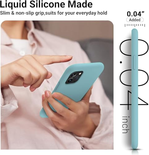 Image of DIZORO Silicone Back Case for iPhone 11 Pro, Soft-Touch Phone Microfiber Silicone Back Cover for iPhone 11 Pro - Cactus