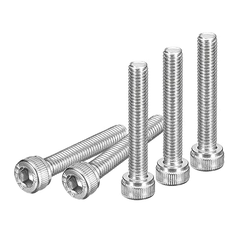 DTGN M5x30mm Socket Head Cap Screws Bolts, 40Pcs 304 Stainless Steel 18-8, Metric Machine Hex Socket Screw, Hex Drive