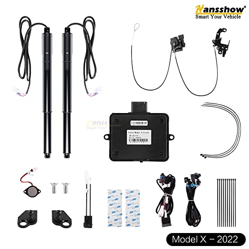 Hansshow Power Frunk Kit For Tesla Model X 2021-2022 Kit The Front Cover Electric Auto Close Switch Remote Control Anti Pinch (For 2021+ Original Car With Yoke Steering Wheel) #TOP1