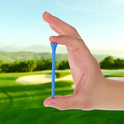 image for GFGL Golf Tees (Blue) Durable Bamboo Tees 100Pcs 3-1/4