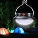 Produktbild CALALEIE Mini Portable 60 LED Outdoor Hängenden Camping Licht für Wandern Angeln Außenleuchte Zubehör (Color : Black)