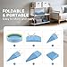 Heeyoo Foldable Dog Pool with Sprinkler for Large Dogs, Portable Hard Plastic PVC Pet Bathing Tub, Outdoor Collapsible Swimming Pool for Pets, 97'' x 16''