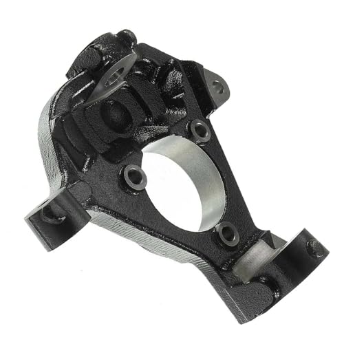 Image of Detroit Axle - Front Left Steering Knuckle for 1999-2006 Chevrolet Silverado 1500 GMC Sierra 1500, 2005-2007 Sierra Silverado 1500 HD, Yukon XL Suburban 1500 Tahoe Escalade EXT ESV Steering Knuckle