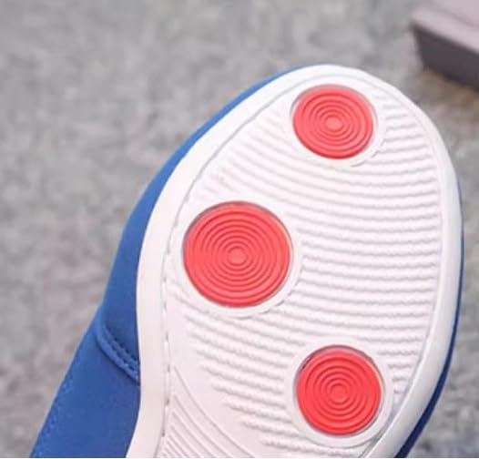 Children's Boxing Shoes High Top Training Sneakers Non-Slip Breathable Wrestling Shoes Girls (x-Blue, 12.5 Little Child)4