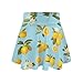 YEXIATODO Lemon 13/14 Girls Skirts Elastic Flared Tennis Skater Skirts with Built-in Shorts Kids Active Flowy Teen Girls Fashion Skorts Athletic Skirt with Shorts Sundress Playwear for School