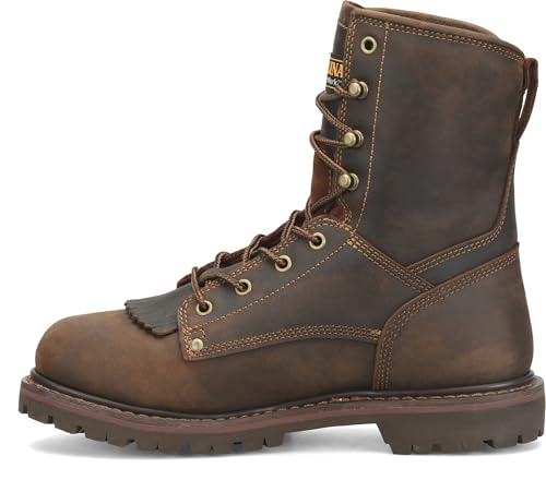 Image of Carolina 28 Series Soft Toe Waterproof Work Boots for Men - Electrical Hazard Safety Boots for Men - Removable AG7 Footbed for All-Day Comfort in Work Footwear