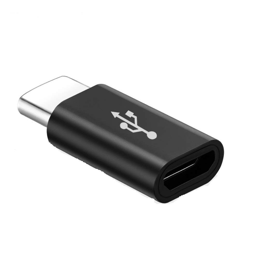 KAELAN USB-C Adapter, Type C to Micro USB Adapter Data Syncing and Charging Convert Connector (Black)-image-31