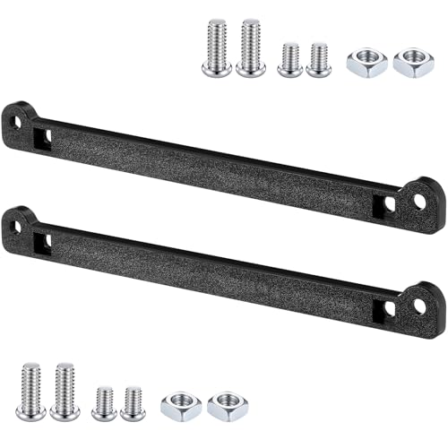 Yaocom 2 Pcs Mini Truck License Plate Adaptor Holder Small Black Bracket Frame Car Accessories for JDM to USDM Licence Plate Conversion