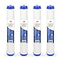 Aquaboon Premium 5 Micron 20 x 2.5 Granular Activated Carbon Filter Cartridge GAC Water Filter Replacement Compatible with UDF-20, SDP-2520, 4-Pack