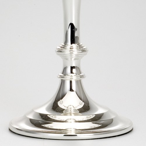 Kerzenleuchter Metall Silber 3-armig 22cm