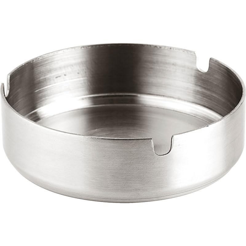 Paslanmaz Çelik Kül Tablası, 10 cm, Gümüş Rengi