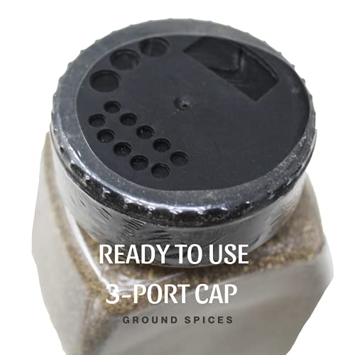 Natruen Ground Black Pepper 18 Ounces, Black Peppercorns, All Natural, Non-Gmo, Vegan, Gluten Free, Kosher, And Halal #TOP3