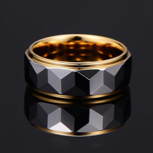 8mm wide stylish and elegant tungsten ring, wedding ring for men and women, wedding jewelry gift4