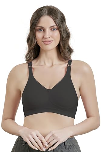 Image of MAROON 419 Women Cotton Blend Long Lasting Magical Lift T Shirt Bra Non-Wired and Non Padded, Seamless and Full Coverage